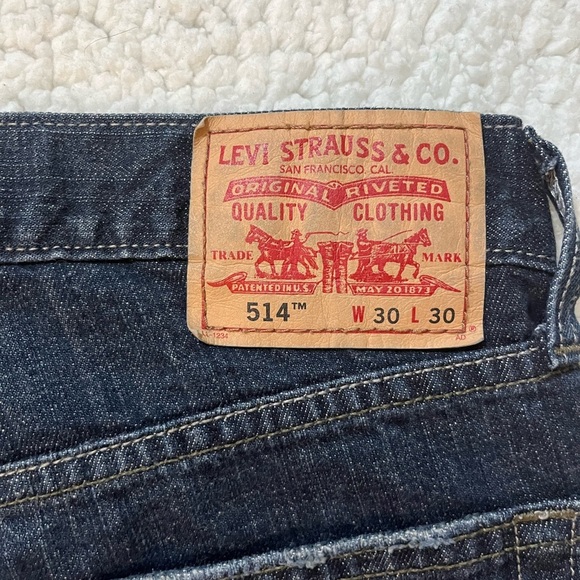 Levi’s Men’s 514 Slim Straight Jeans Size 30x30 - Picture 11 of 12